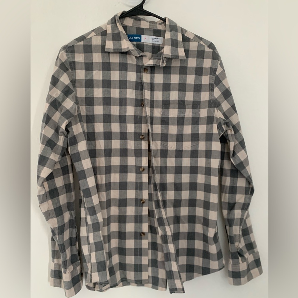 Old Navy Plaid Button Up Shirt